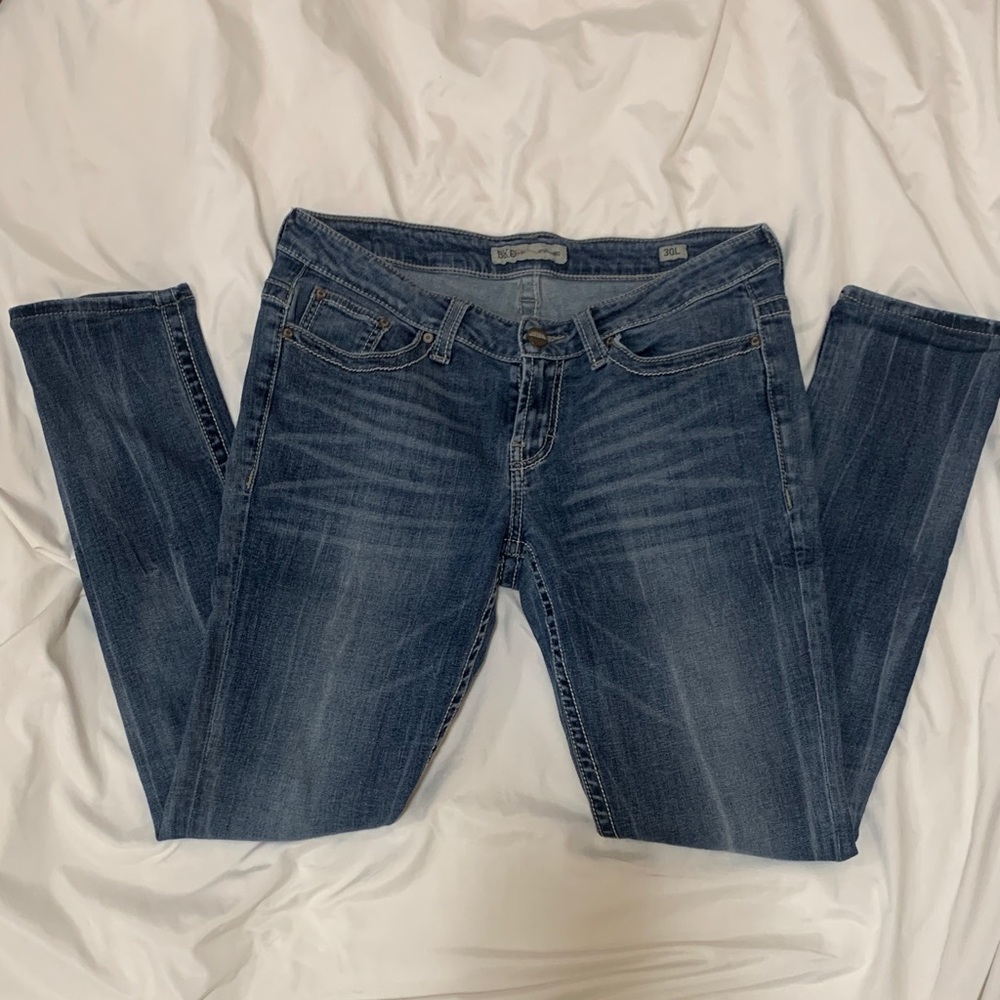 BKE Women's Skinny Jeans in Blue - Picture 4 of 5